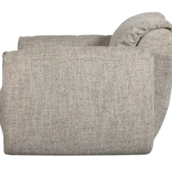Baggy loveseat geweven stof naturel melange