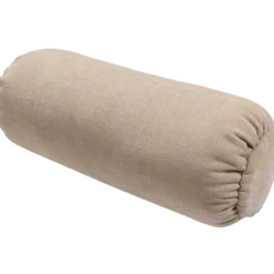 Baggy rolkussen 50xo23 cm geweven chenille zand