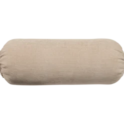 Baggy rolkussen 50xo23 cm geweven chenille zand