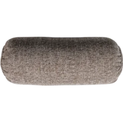 Baggy rolkussen 50xo23 cm geweven stof bruin melange