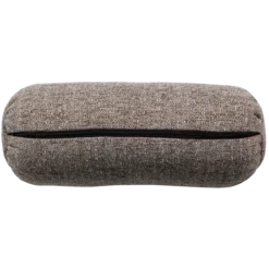 Baggy rolkussen 50xo23 cm geweven stof bruin melange
