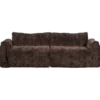 Baggy 2-zits bank 3d chenille donkerbruin