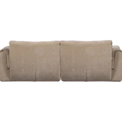 Baggy 2-zits bank 3d chenille zand