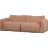 Baggy 2-zits bank geweven chenille oud roze