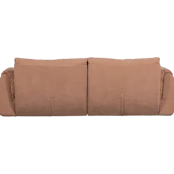 Baggy 2-zits bank geweven chenille oud roze
