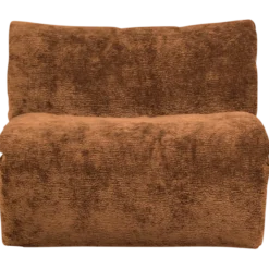 Baggy 1-zits element 3d chenille middenbruin