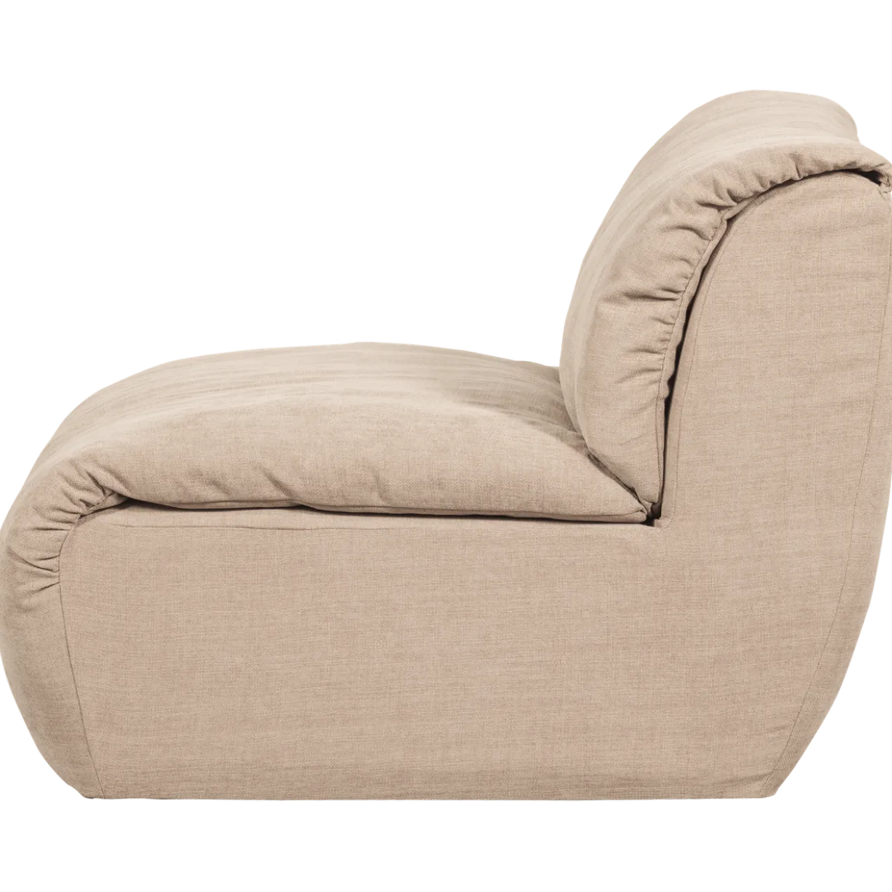 Baggy 1-zits element geweven chenille zand