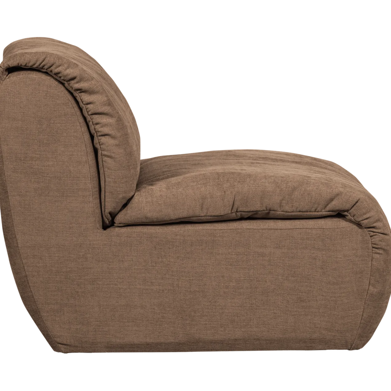 Baggy 1-zits element geweven chenille bruin