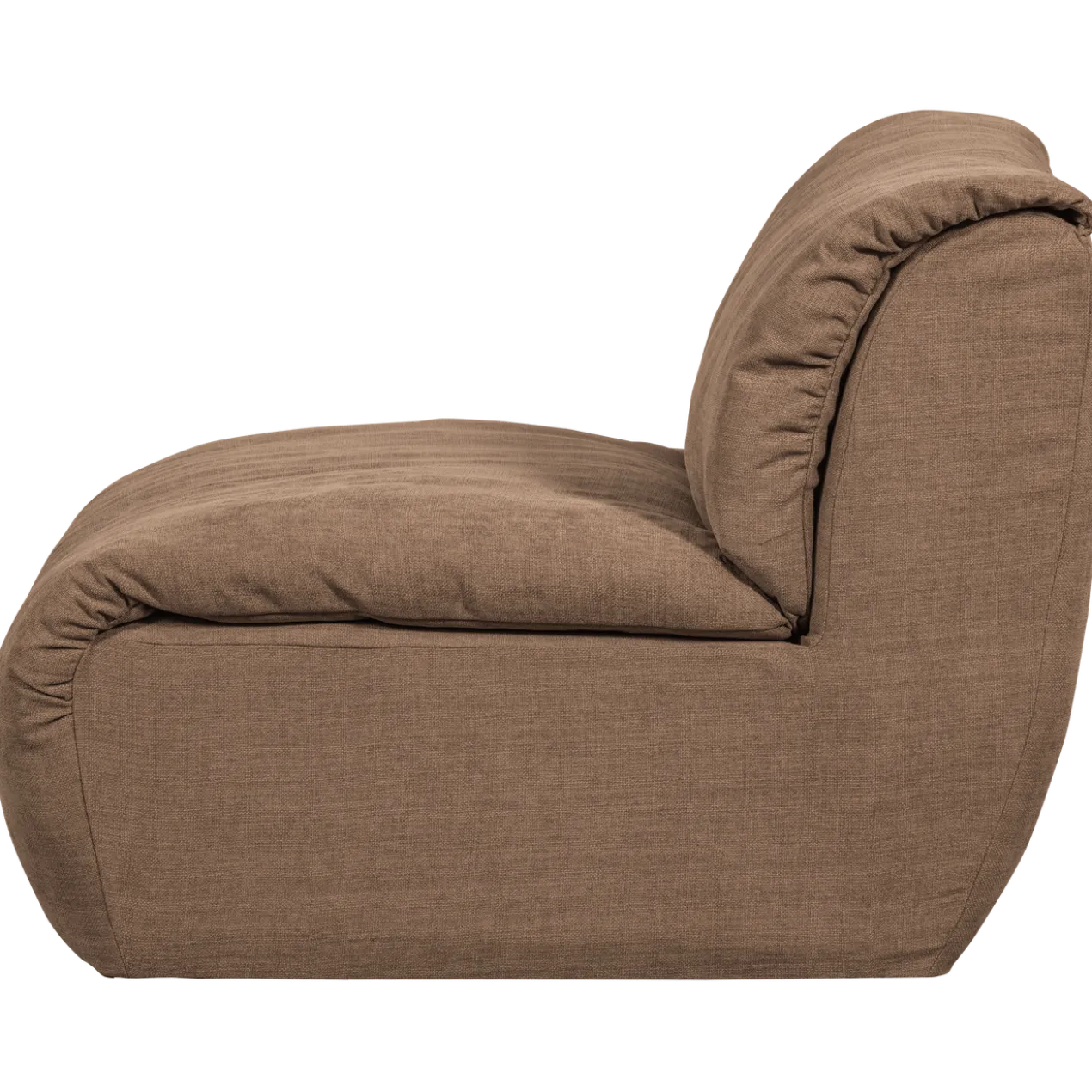 Baggy 1-zits element geweven chenille bruin