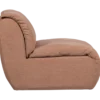 Baggy 1-zits element geweven chenille oudroze
