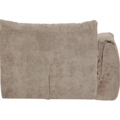 Baggy 1-zits element met arm links 3d chenille zand