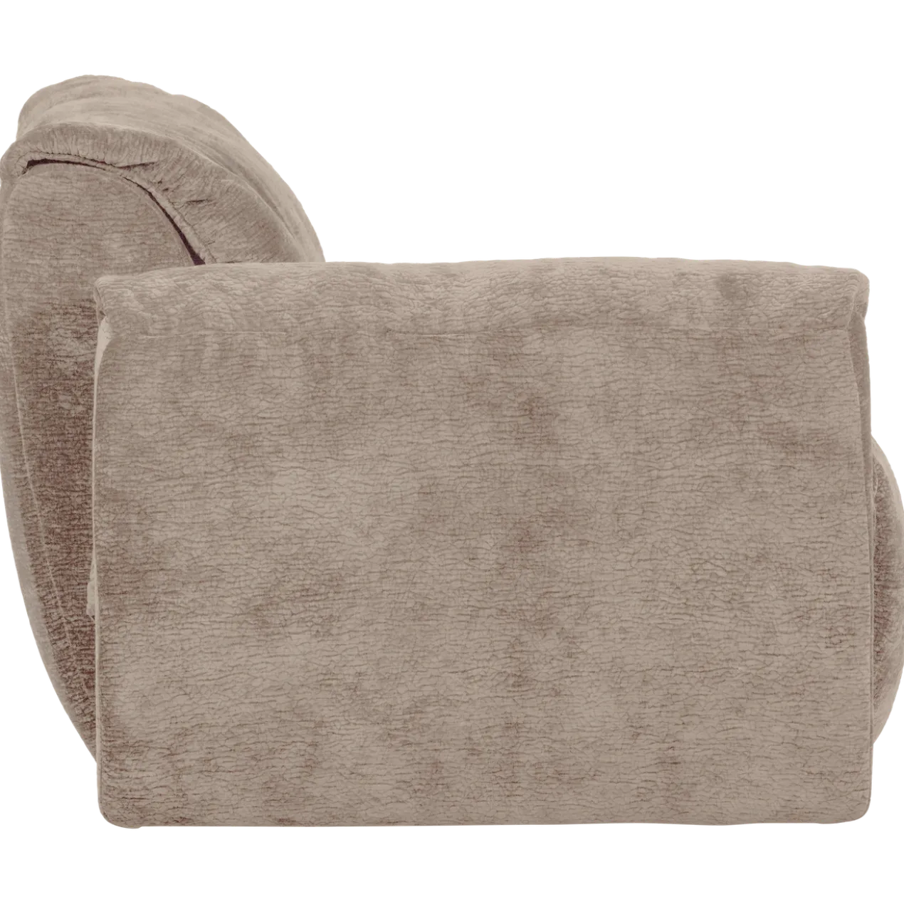 Baggy 1-zits element met arm links 3d chenille zand
