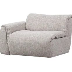 Baggy 1-zits element met arm links naturel melange