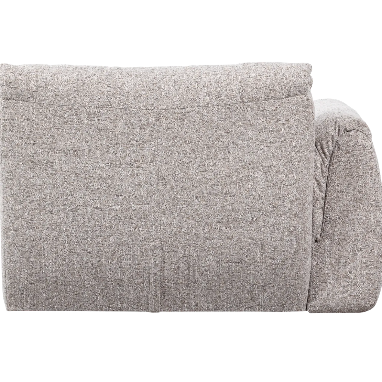 Baggy 1-zits element met arm links naturel melange