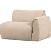Baggy 1-zits element met arm rechts geweven chenille zand