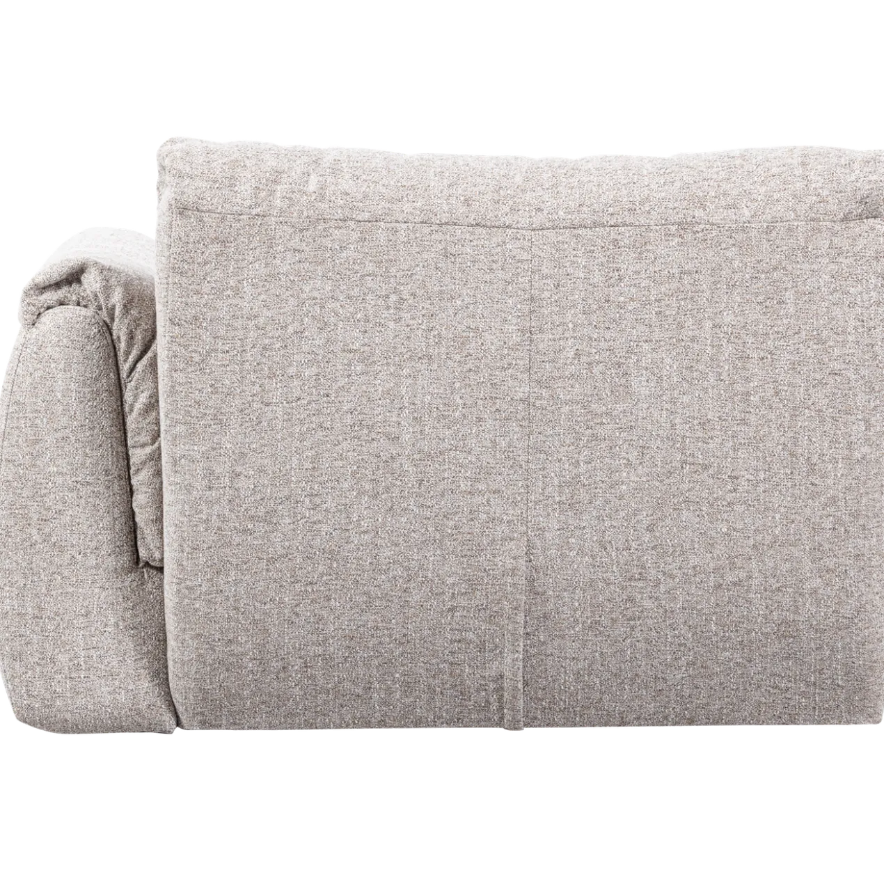 Baggy 1-zits element met arm rechts naturel melange