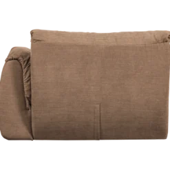 Baggy 1-zits element met arm rechts geweven chenille bruin