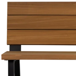 Banco tuinbank ayous hout/metaal naturel [fsc]