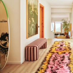 Bankje Lobby striped