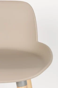 Barkruk Albert Kuip (zithoogte 75 cm) Taupe