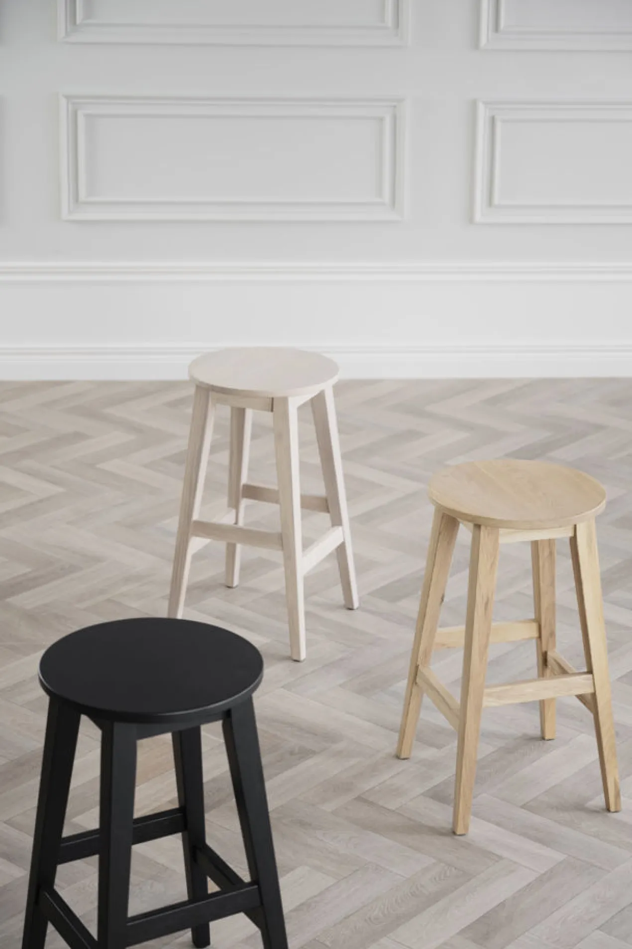 Barkruk Austin 65 cm - set van 2 Naturel