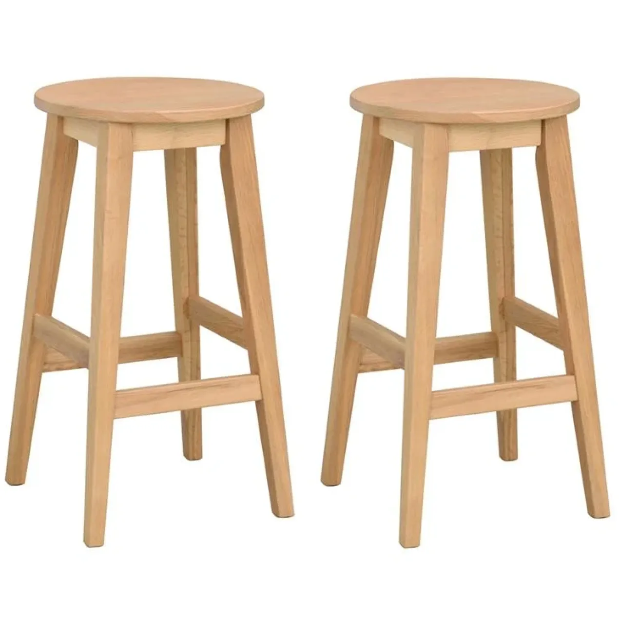 Barkruk Austin 65 cm - set van 2 Naturel