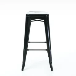 Barkruk 77 cm hoog - Zwart