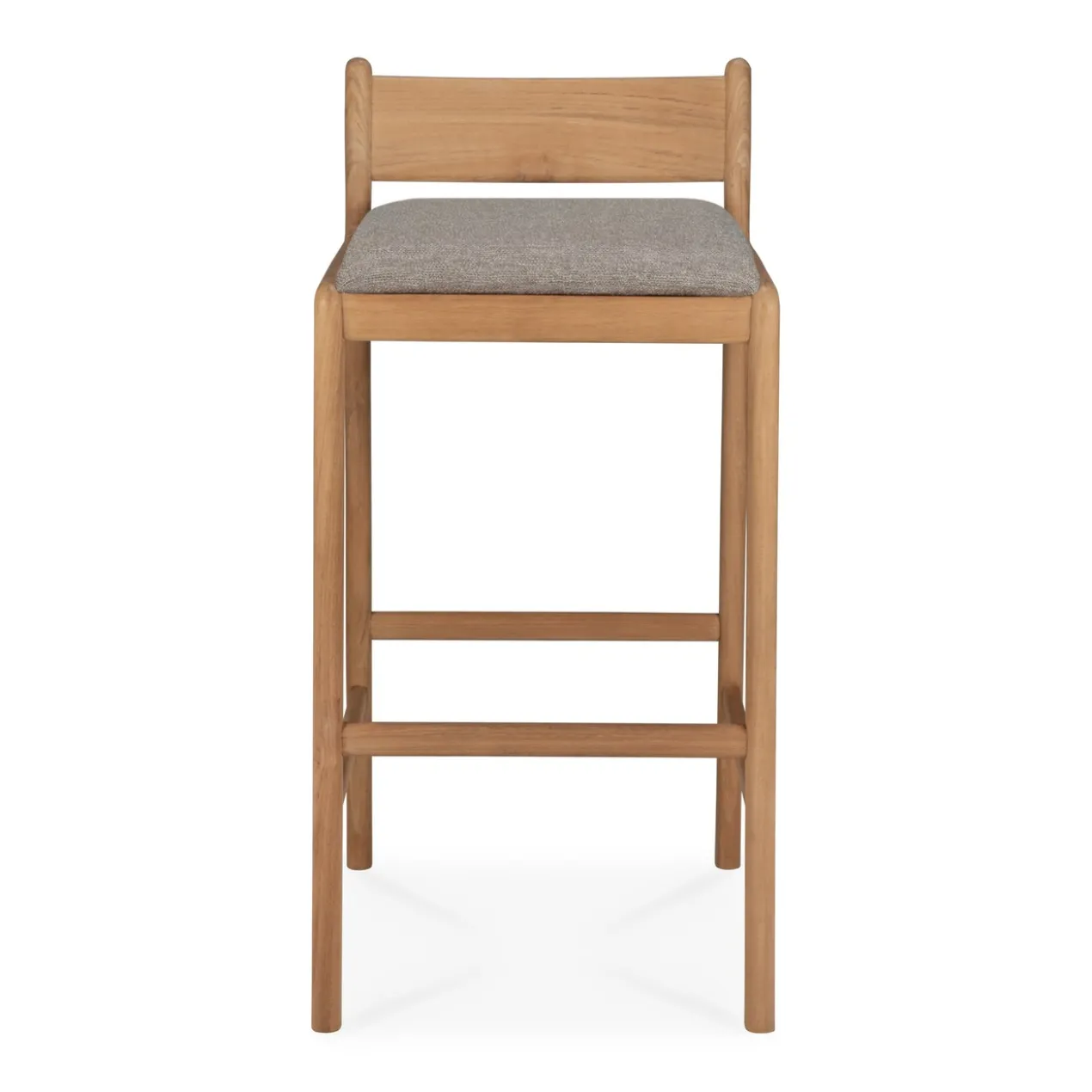 Barkruk Jack outdoor teak mocha kussen