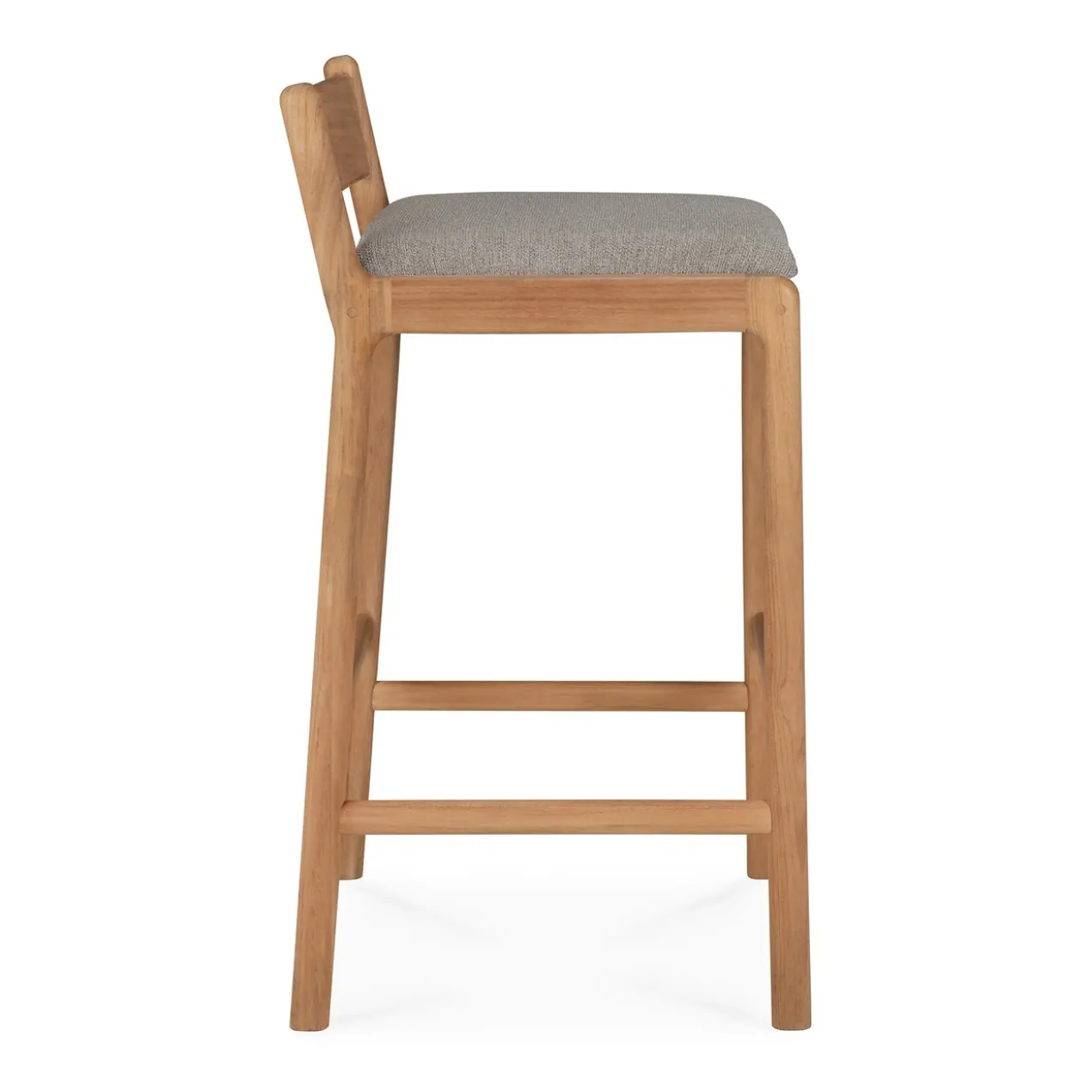 Barkruk Jack outdoor teak mocha kussen