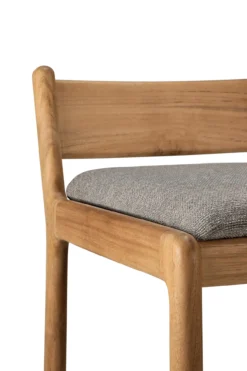Barkruk Jack outdoor teak mocha kussen