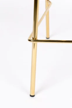 Barkruk Jolien goud/lichtgroen