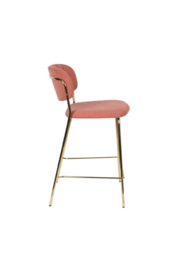 Barkruk Jolien goud/roze