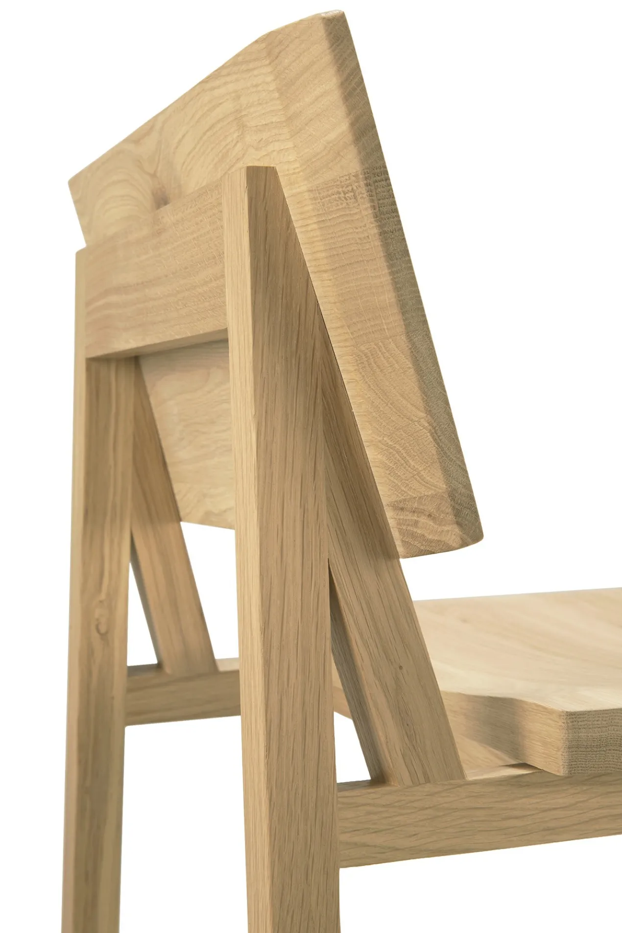Barkruk N3 H67 cm eiken geolied