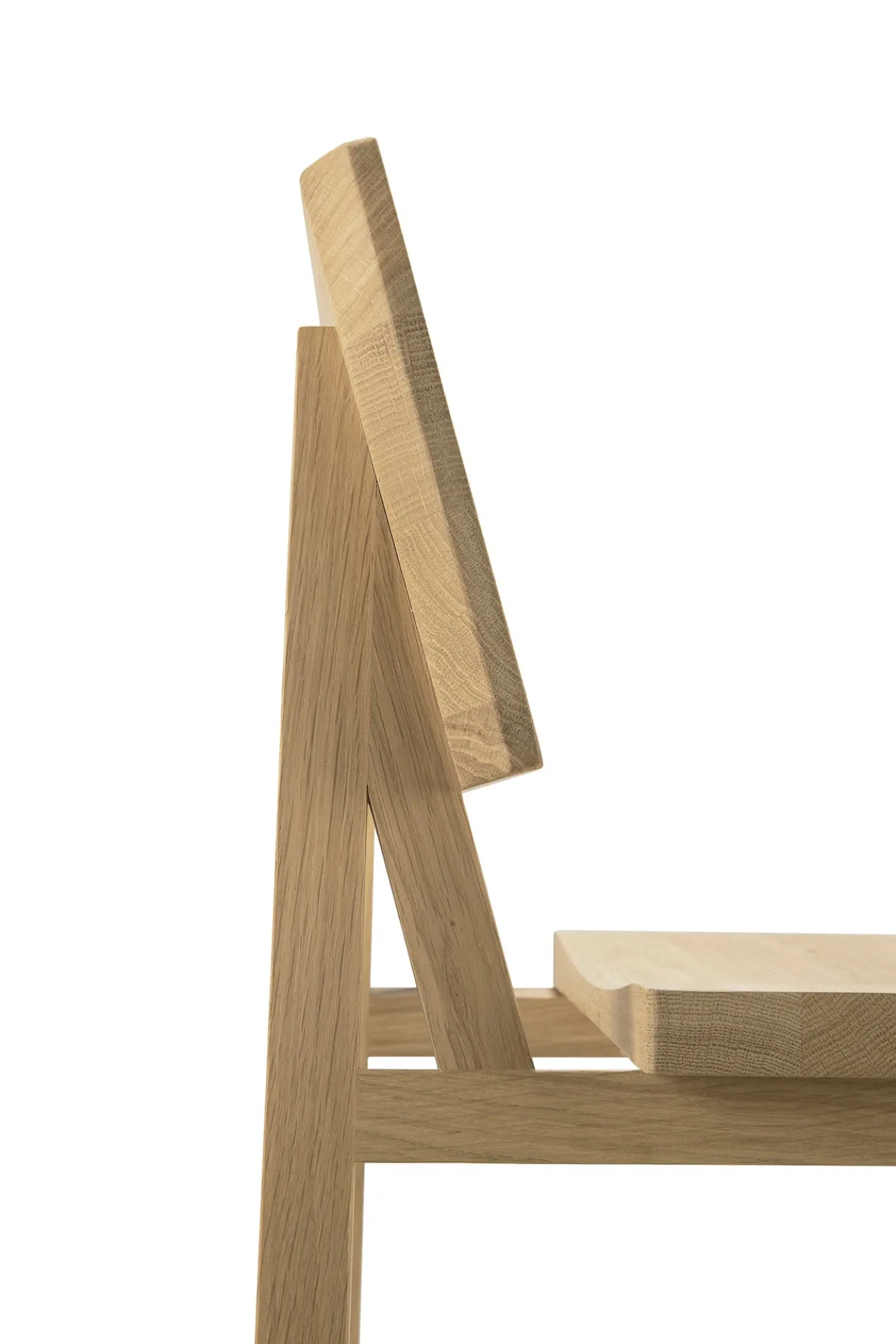 Barkruk N3 H67 cm eiken geolied