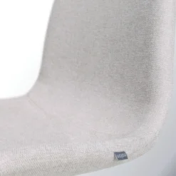 Barkruk Nino-Fé beige - zwart onderstel - 75 cm