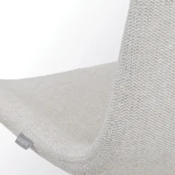 Barkruk Nino-Fé beige - zwart onderstel - 75 cm