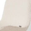 Barkruk Nino-Fé bouclé beige - zwart onderstel - 75 cm