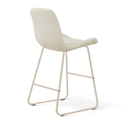 Barkruk Nino-Fé H65 cm beige onderstel cottonbeige