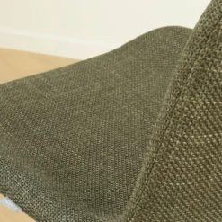 Barkruk Nino-Fé H65 cm beige onderstel forestgroen