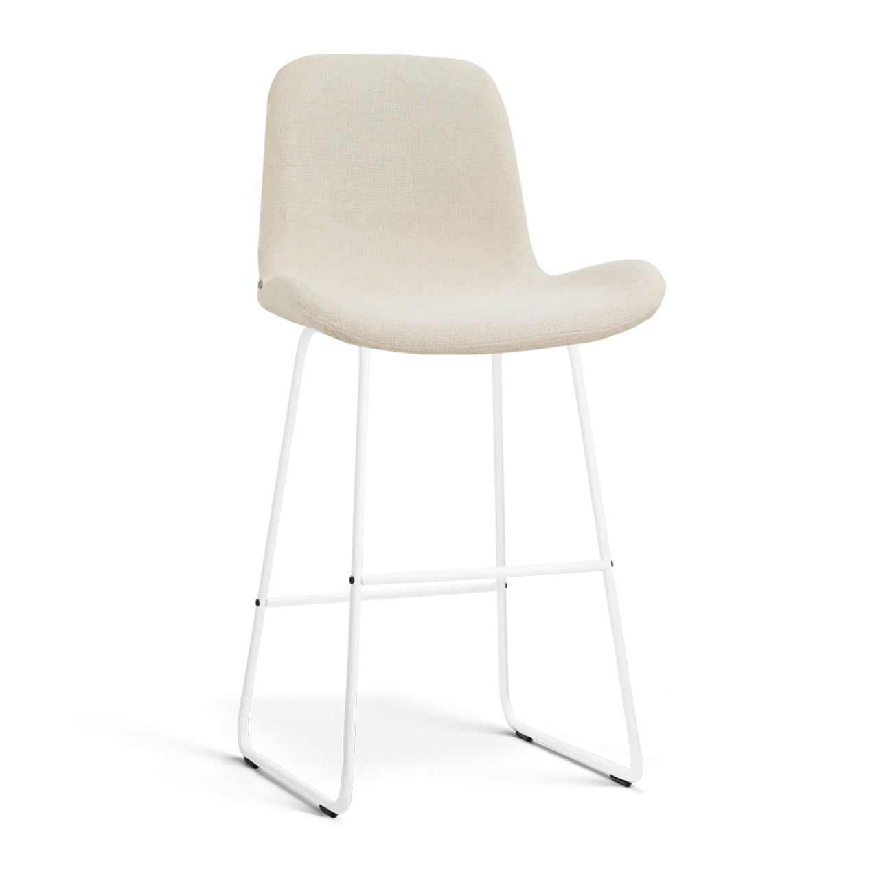 Barkruk Nino-Fé wit onderstel cottonbeige 75 cm