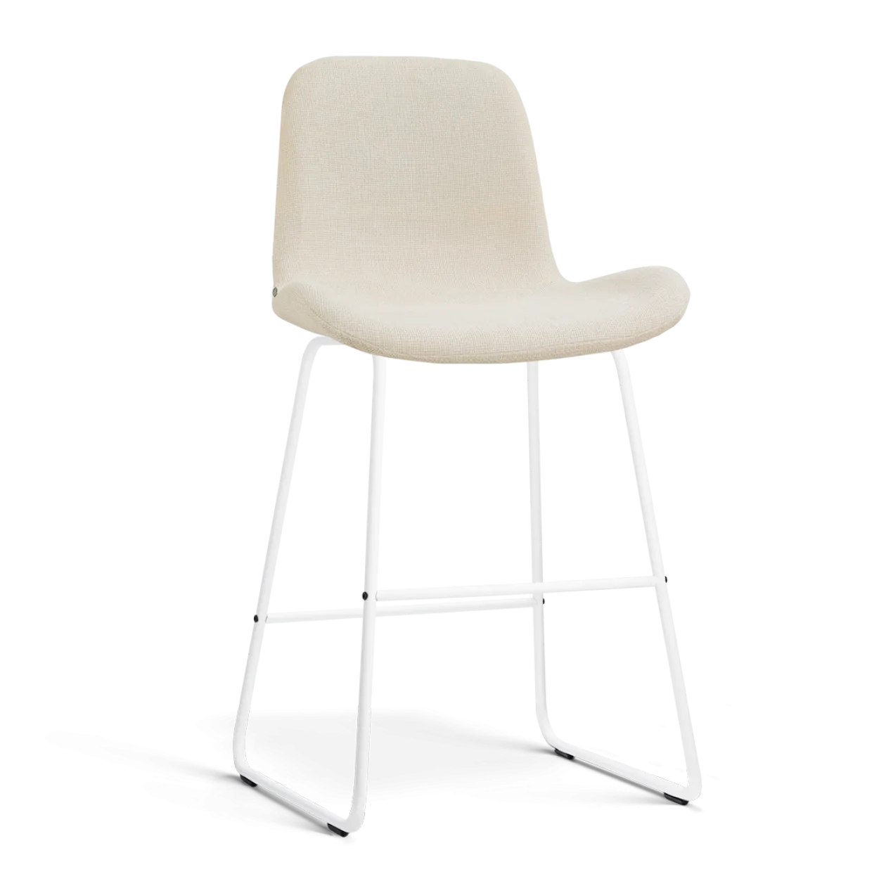 Barkruk Nino-Fé wit onderstel cottonbeige 65 cm