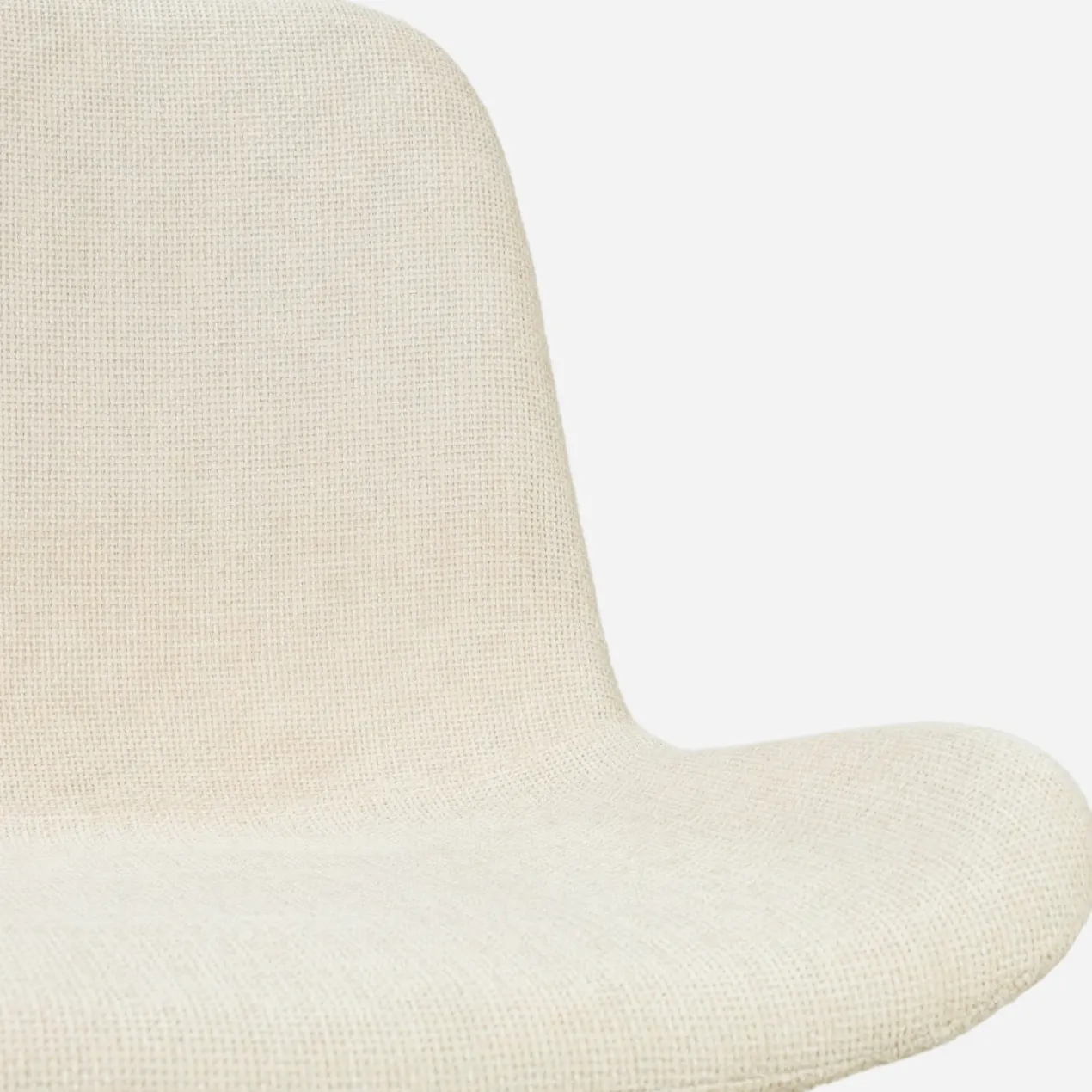 Barkruk Nino-Fé wit onderstel cottonbeige 65 cm
