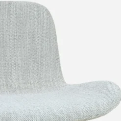 Barkruk Nino-Fé wit onderstel grijs melange 75 cm