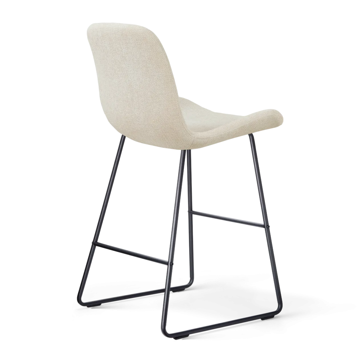 Barkruk Nino-Fé zwart onderstel cottonbeige 65 cm