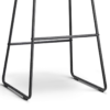 Barkruk Nino-Fé zwart onderstel forestgroen 75 cm