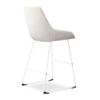 Barkruk Nino-Isa bouclé beige - wit onderstel - 65 cm