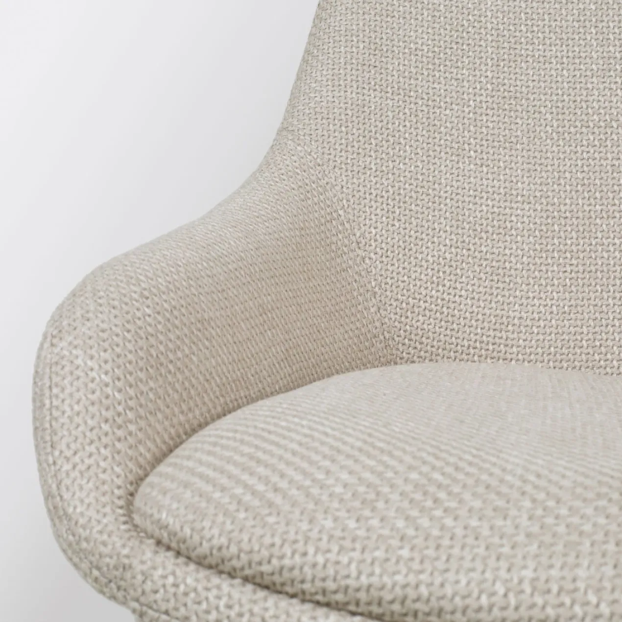 Barkruk Nino-Isa H65 cm beige onderstel beige