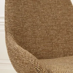 Barkruk Nino-Isa H65 cm beige onderstel bruin blend