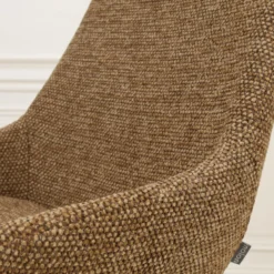 Barkruk Nino-Isa H65 cm beige onderstel bruin blend