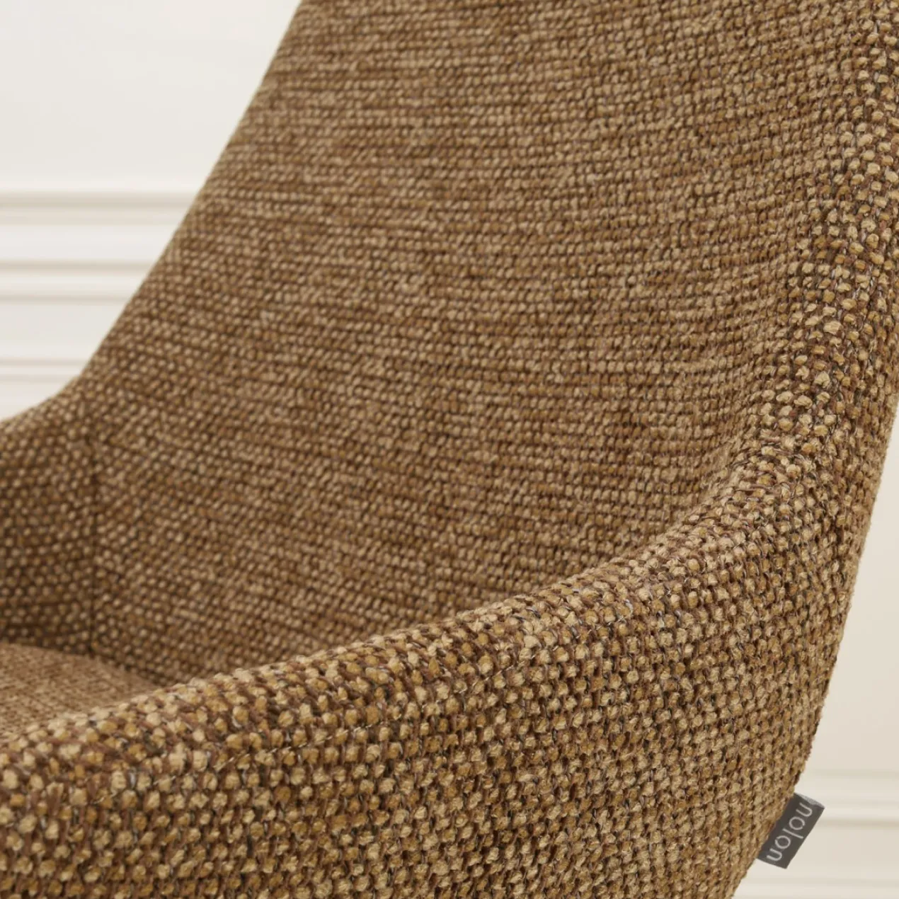 Barkruk Nino-Isa H65 cm beige onderstel bruin blend